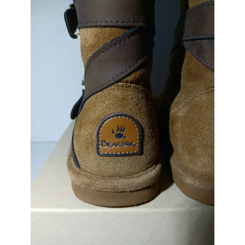 BearPaw Shelby 2012W Hickory II Women's Size 6 Wool Sheep‎ Skin #1398